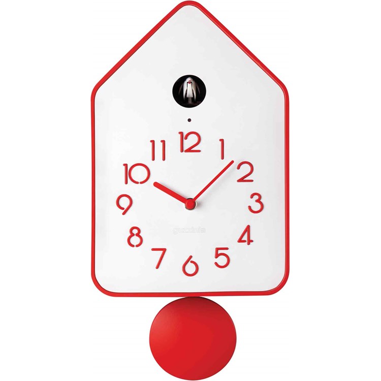 QQ-UP Orologio Con Pendolo Rosso