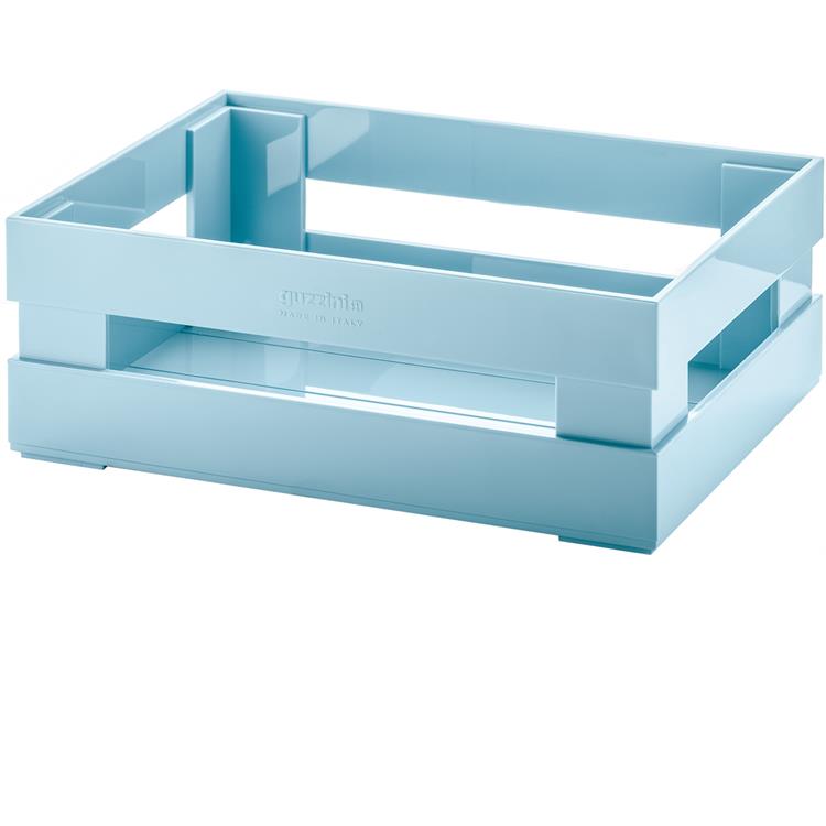 Cassetta Piccola Celeste Opaco Scuro