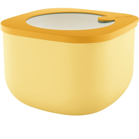 contenitore ermetico alto m giallo ocra per microonde