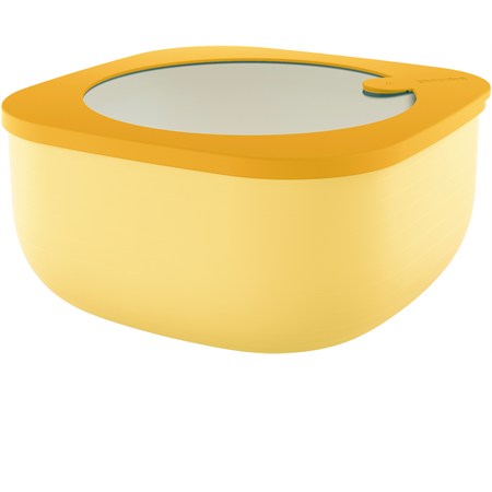 contenitore ermetico large giallo ocra per microonde