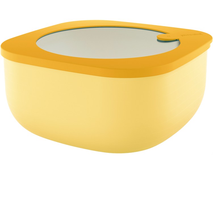 Contenitore Ermetico Large Giallo Ocra Per Microonde