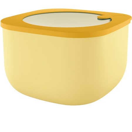 contenitore ermetico alto l giallo ocra per microonde