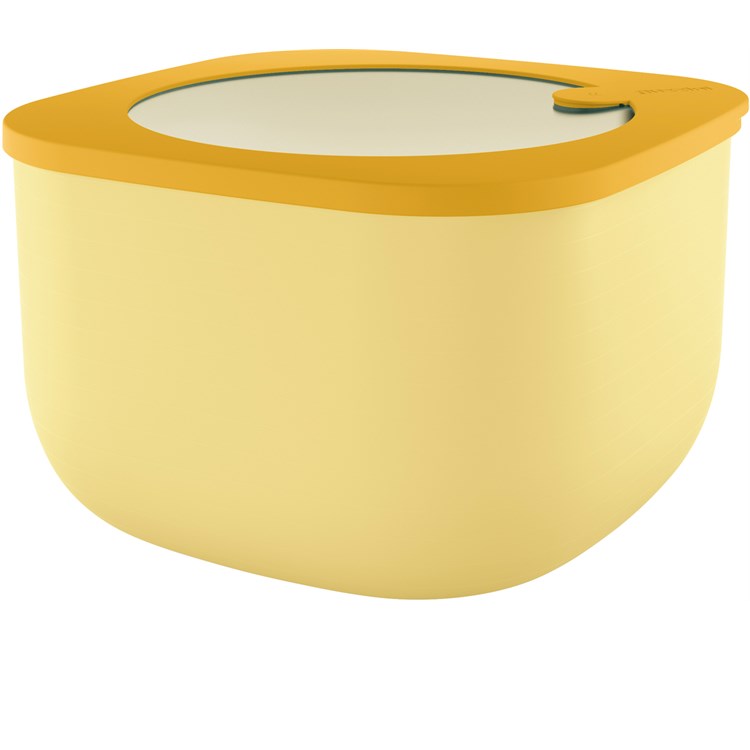 Contenitore Ermetico Alto L Giallo Ocra Per Microonde