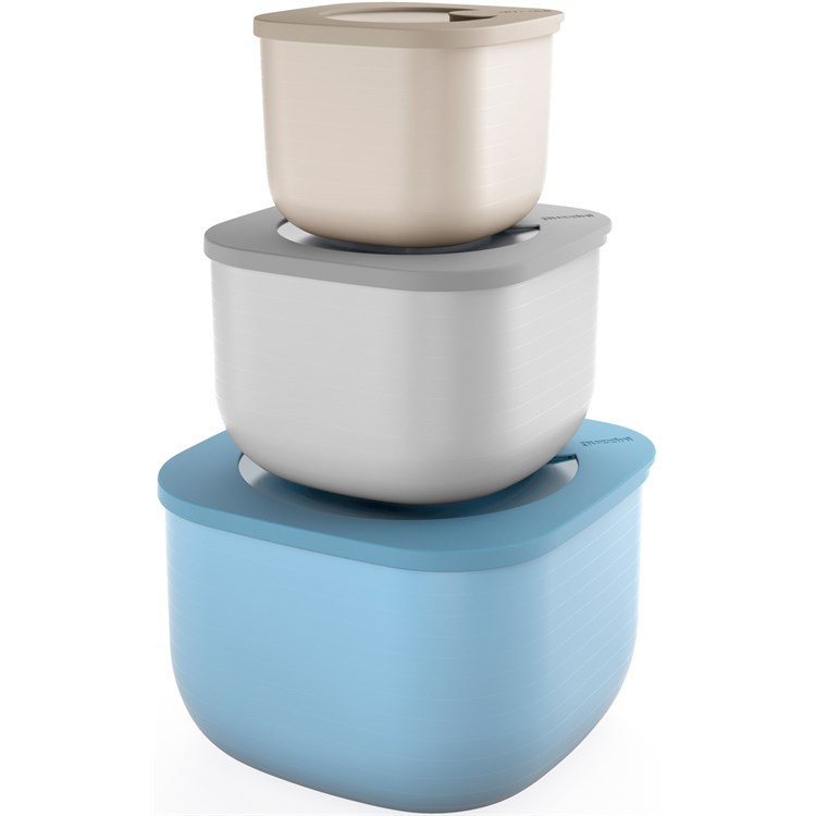 Tris Contenitori Ermetici Alti Per Microonde