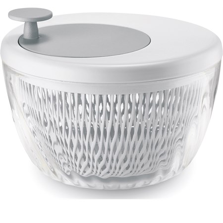 centrifuga insalata con coperchio spin e store bianco