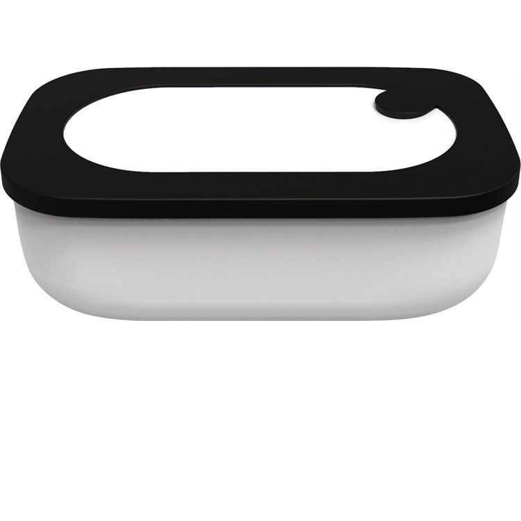 Lunch Box Rettangolare Con Contenitore Bianco