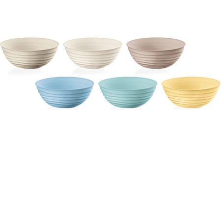 set 6 ciotoline tierra multicolor