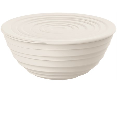 contenitore m con coperchio tierra bianco latte