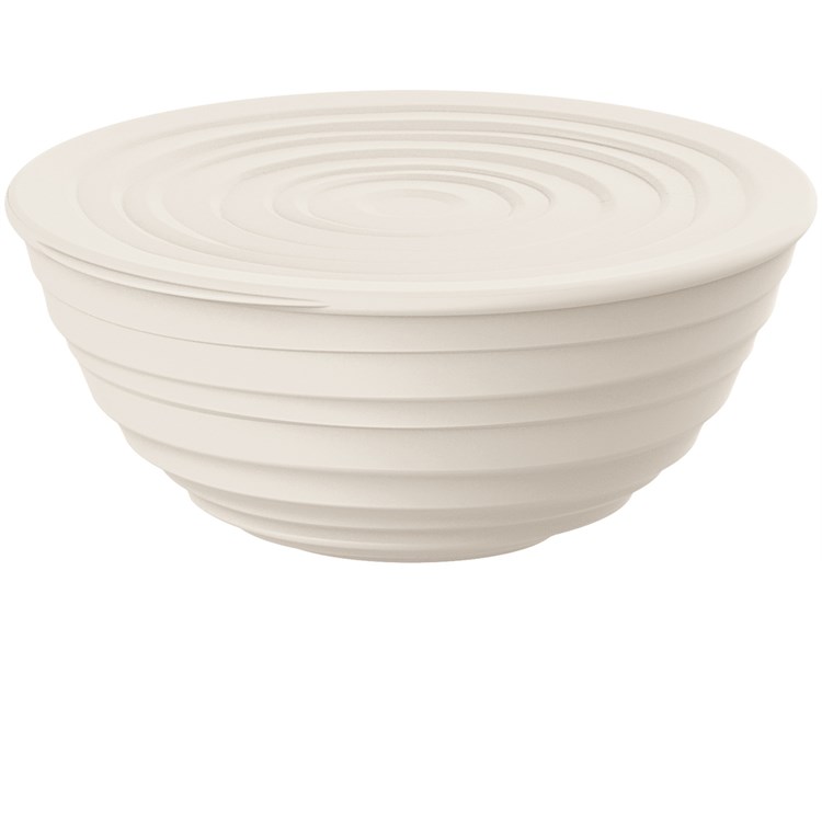 Contenitore M Con Coperchio Tierra Bianco Latte