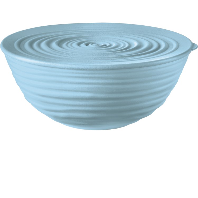 Contenitore Tierra M Con Coperchio Azzurro Polvere