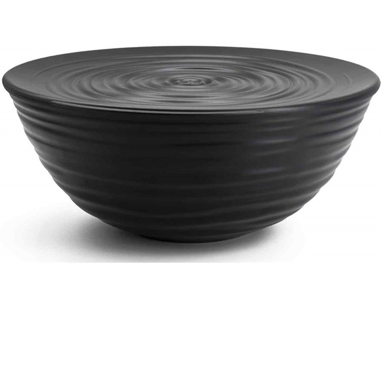 Contenitore Tierra XL Con Coperchio Nero