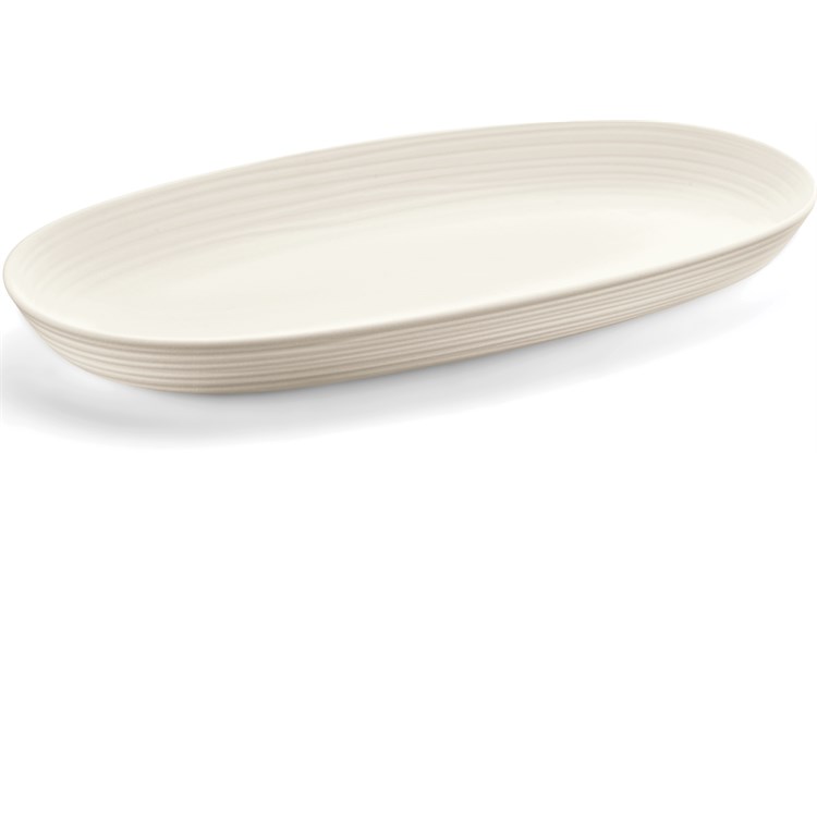Vassoio Da Portata Tierra Cm 41 Bianco Latte