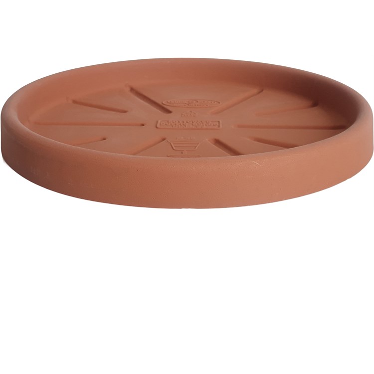 Sottovaso Doppio Bordo Terracotta cm 33
