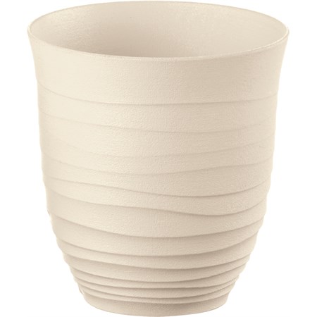 tierra bicchiere basso bianco latte