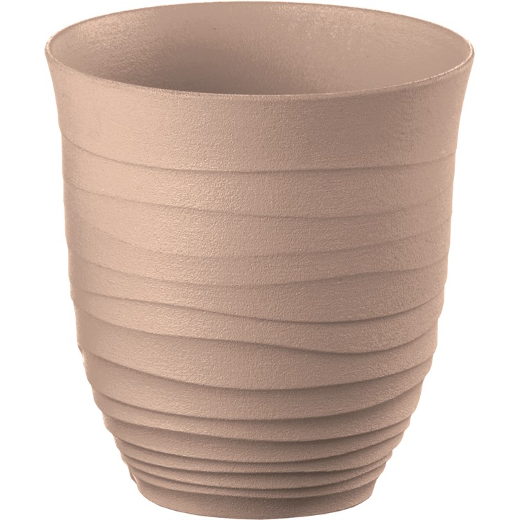 Tierra Bicchiere Basso Grigio Tortora