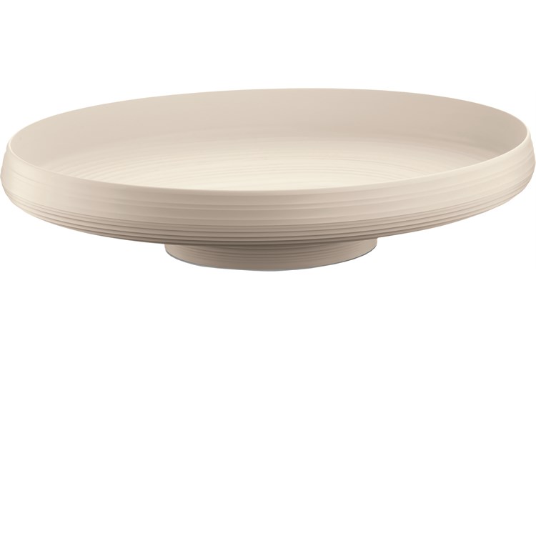 Tierra CentroTavola Fruttiera Bianco Latte