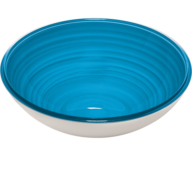 Insalatiera S Twist Celeste Chiaro