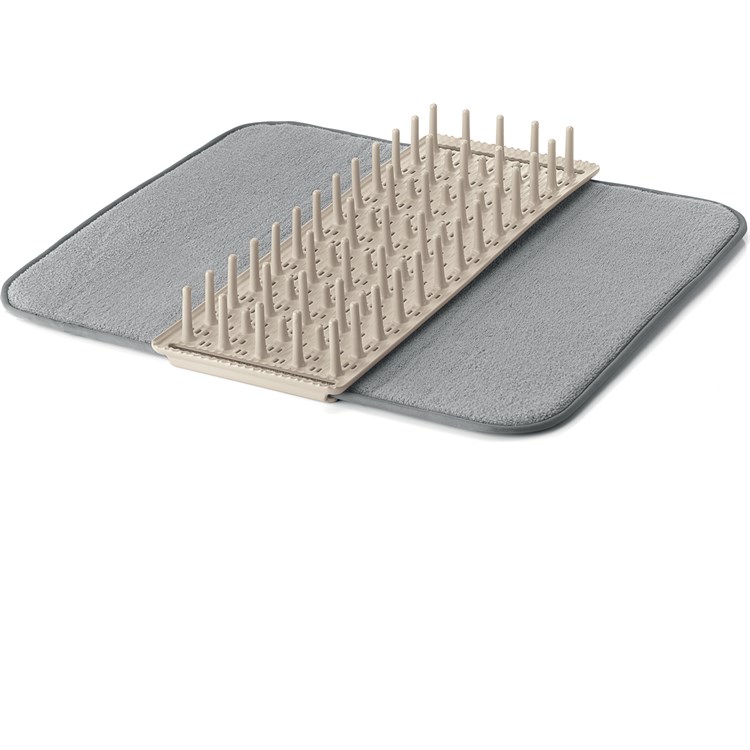 Scolapiatti Con Tappetino Dry E Safe Argilla 