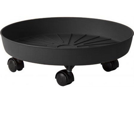 sottovaso con ruote montate antracite cm 39