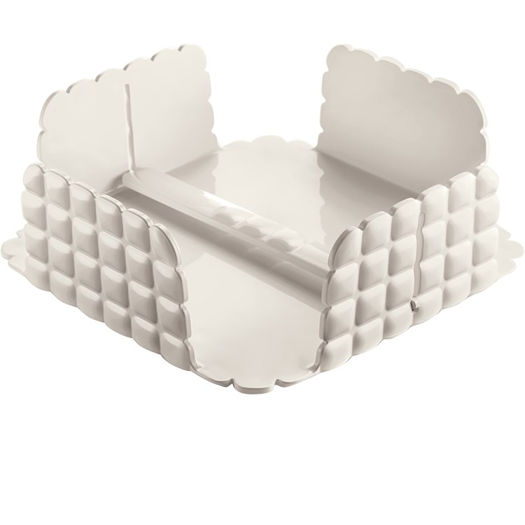 Portatovaglioli Orizzontale Tiffany Bianco Latte