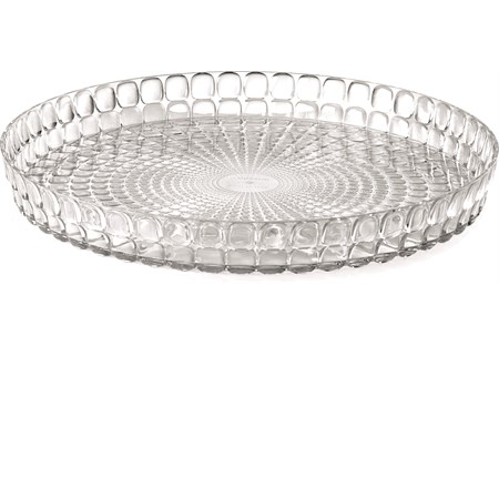 vassoio tondo tiffany trasparente