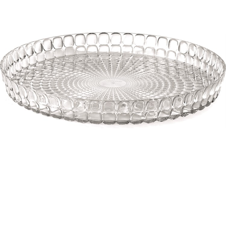 Vassoio Tondo Tiffany Trasparente