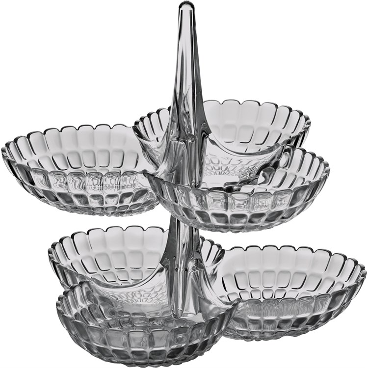 Antipastiera Tiffany Grigio Cielo