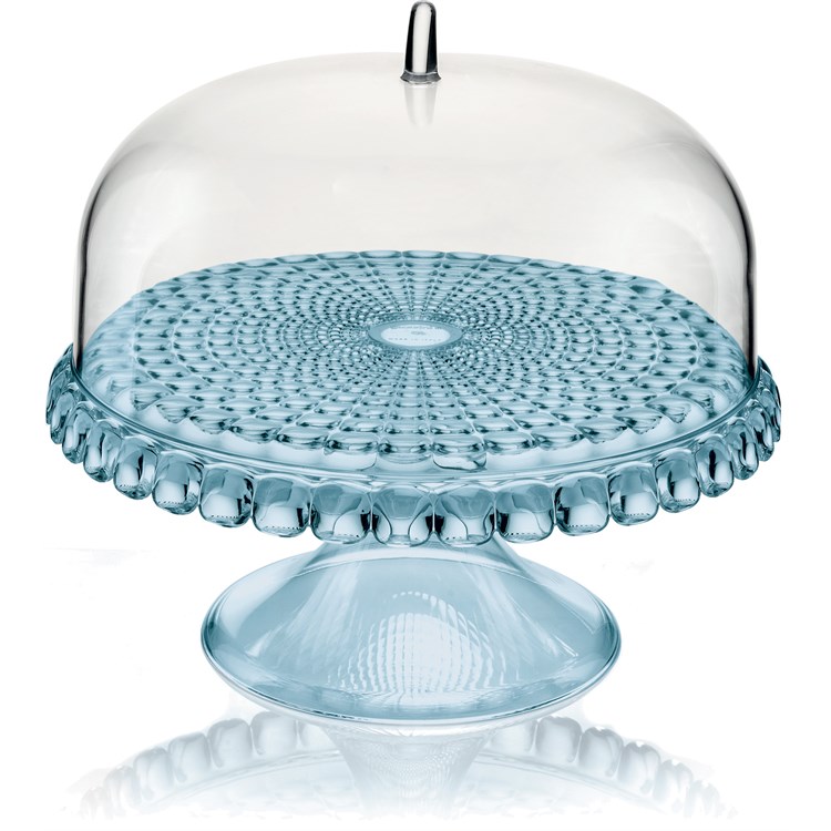 Alzata Piccola con campana Tiffany Azzurro Mare