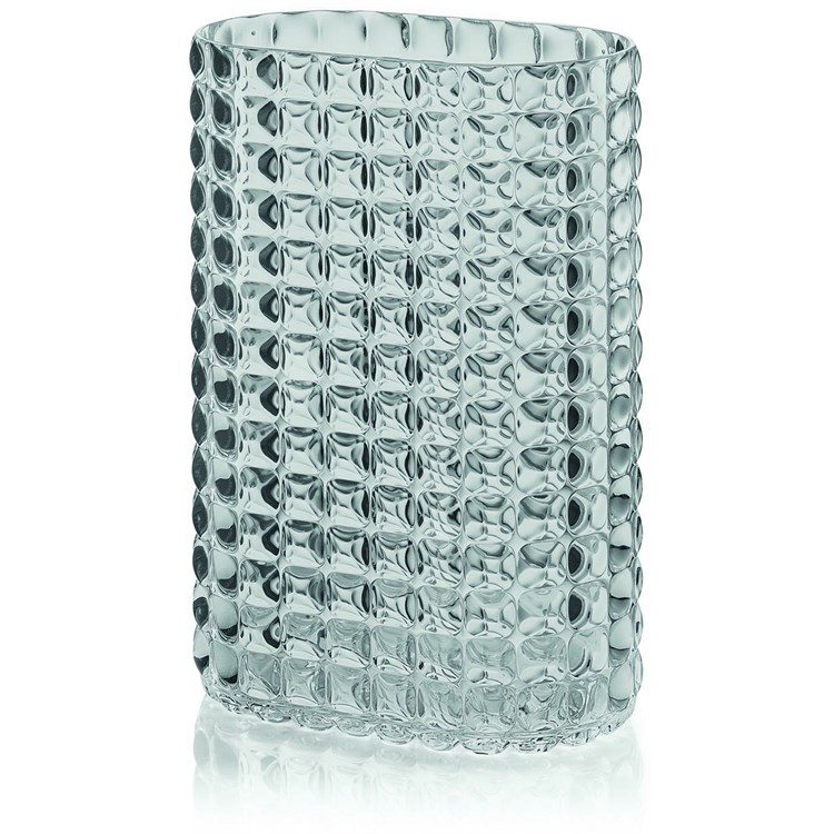 Vaso Fiori Tiffany Grigio Cielo