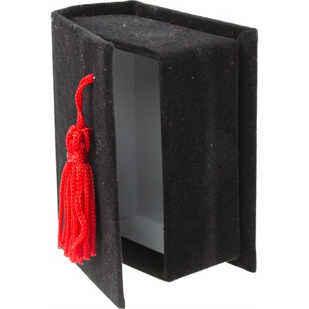 libro laurea portaconfetti nero 2