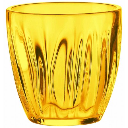 bicchiere acqua aqua giallo guzzini