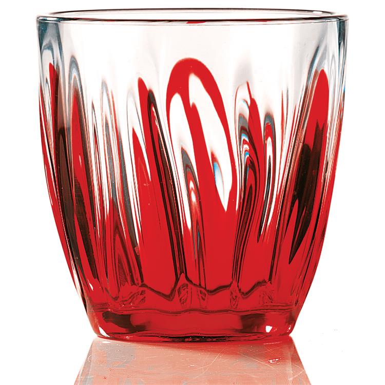 Bicchiere Acqua Iris Rosso