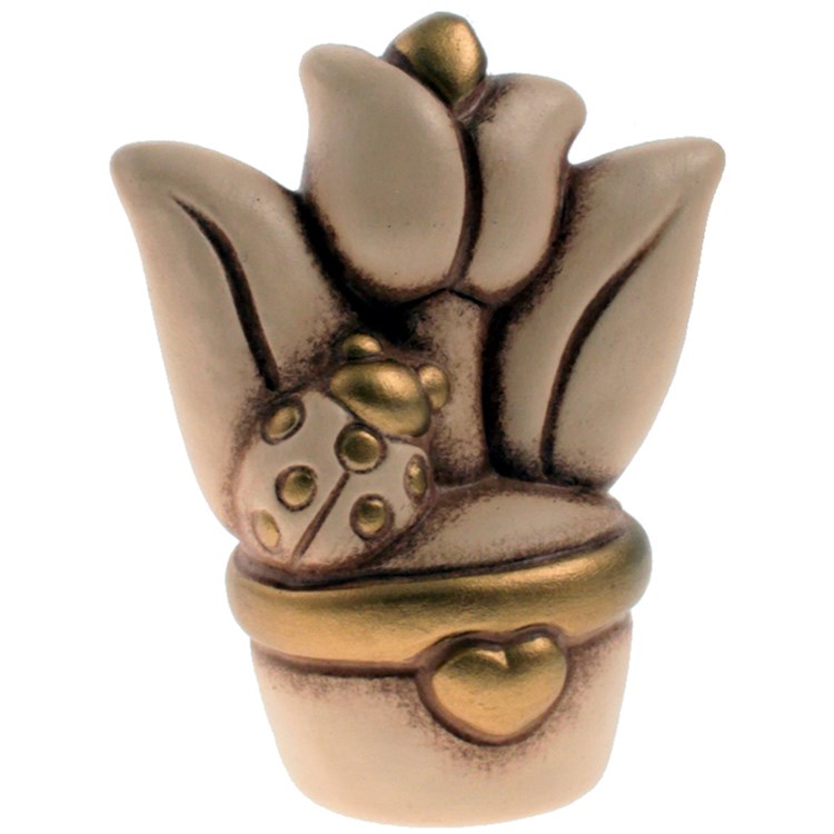 Vasetto Tulipano Oro