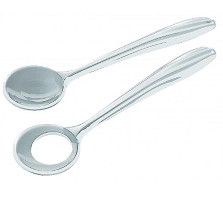 Coppia Posate Insalata Aqua Trasparente