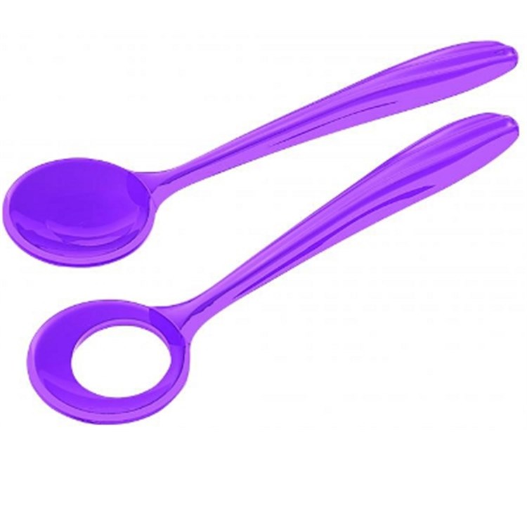 Coppia Posate Insalata Aqua Glicine