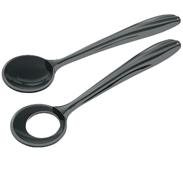 Coppia Posate Insalata Aqua Grigio