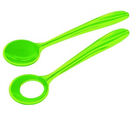 coppia posate insalata aqua verde guzzini