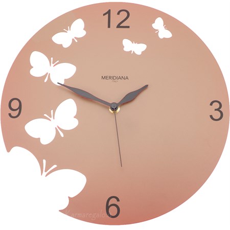 orologio da parete butterfly sabbia