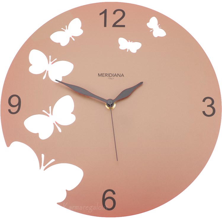Orologio da parete Butterfly Sabbia