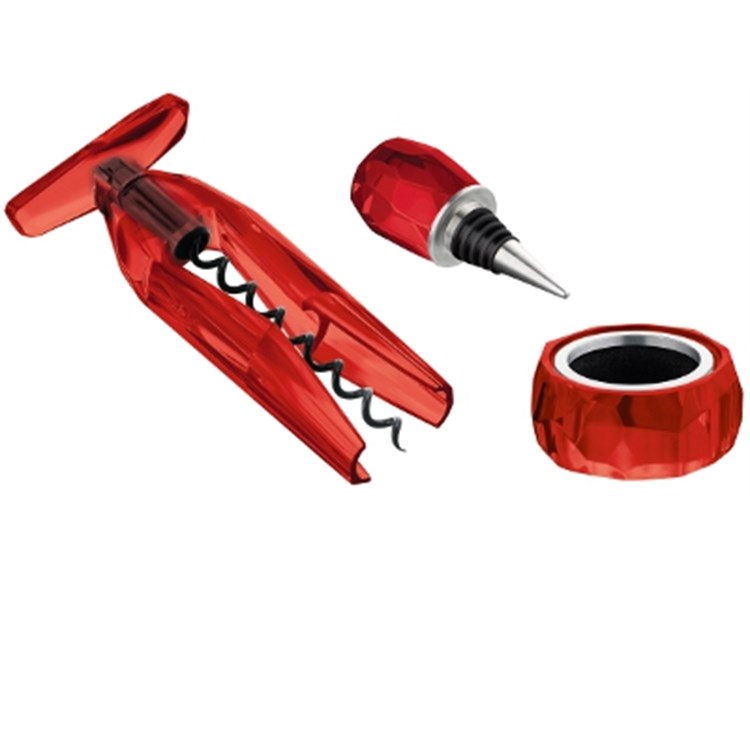 Set Vino Rosso Cristalli