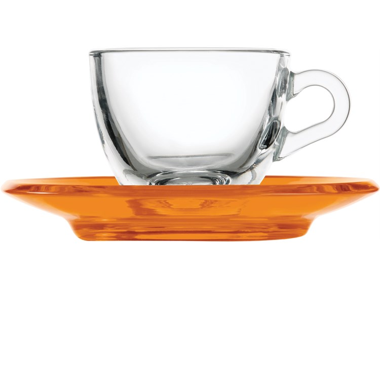 Tazzina caffe Gocce arancio