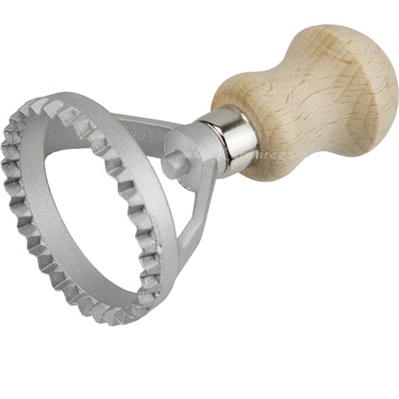 stampo ravioli tondo in alluminio cm 8