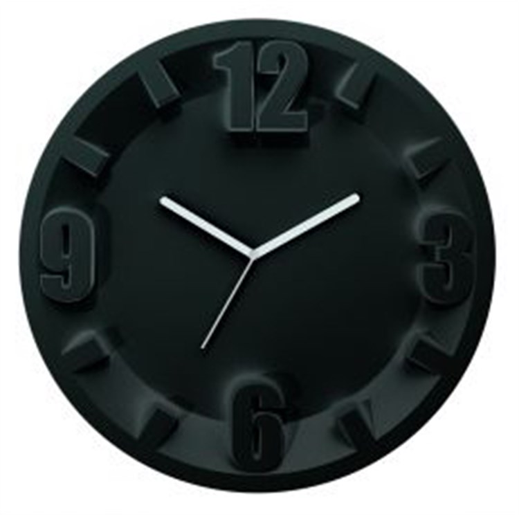 Orologio Da Parete 3-6-9-12 Nero