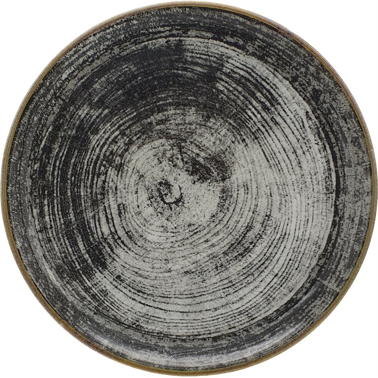 Piatto Frutta Siviglia Black Round Cm 21