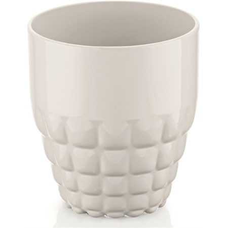 bicchiere basso tiffany bianco latte