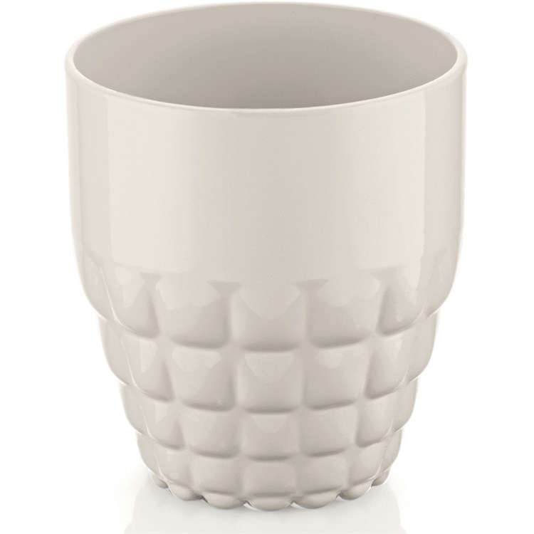 Bicchiere Basso Tiffany Bianco Latte