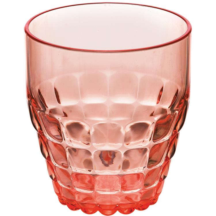 Set 6 bicchieri bassi Tiffany corallo