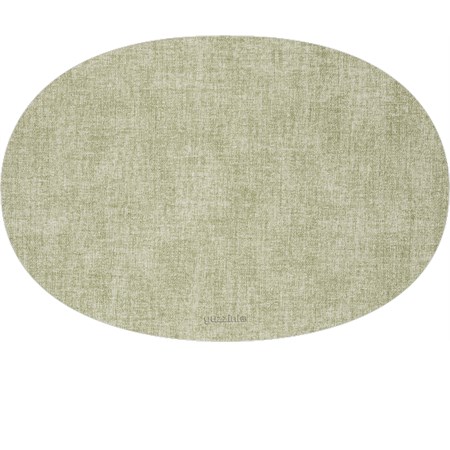 tovaglietta ovale double face fabric verde menta