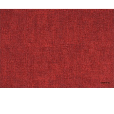 fabric tovaglietta double face rosso