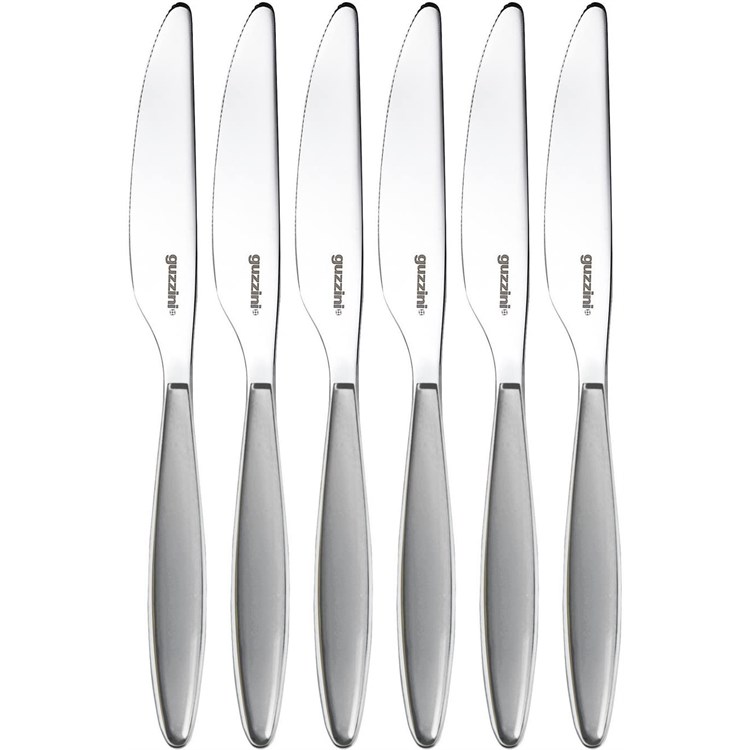 Set sei coltelli frutta Feeling grigio cielo